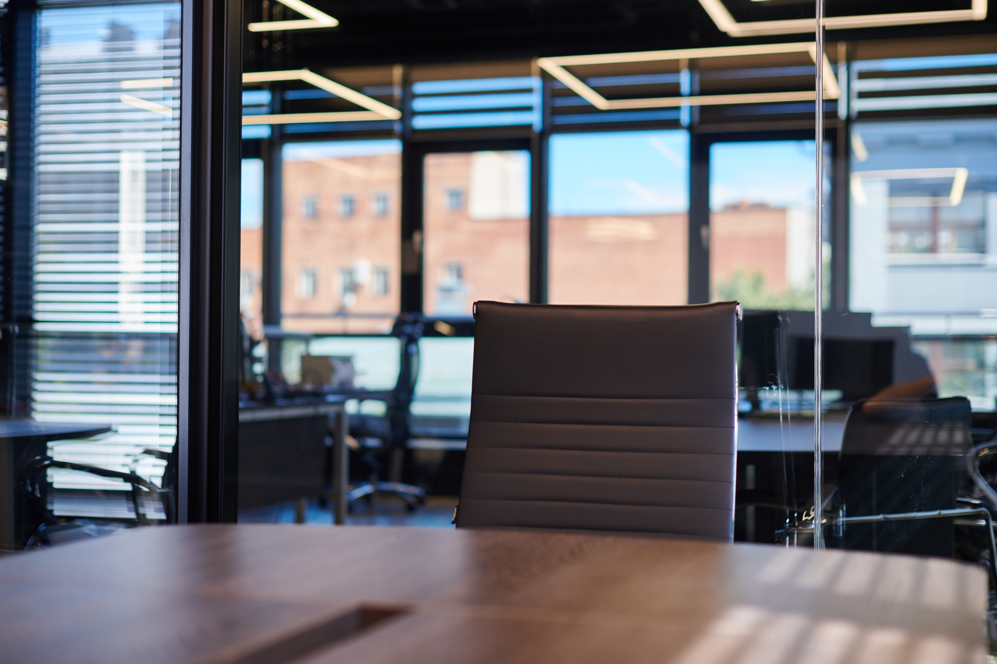 Conference room in office